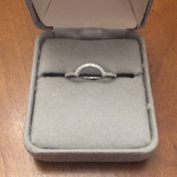 STERLING SILVER AND CZ WEDDING SET - Picture 3 of 8